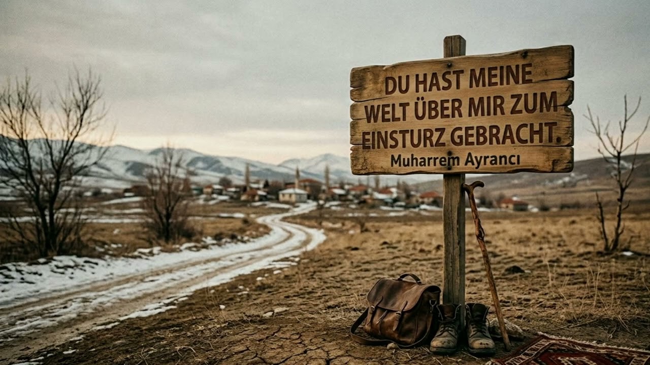 Hast meine Welt über mir zum Einsturz gebracht und bist fort