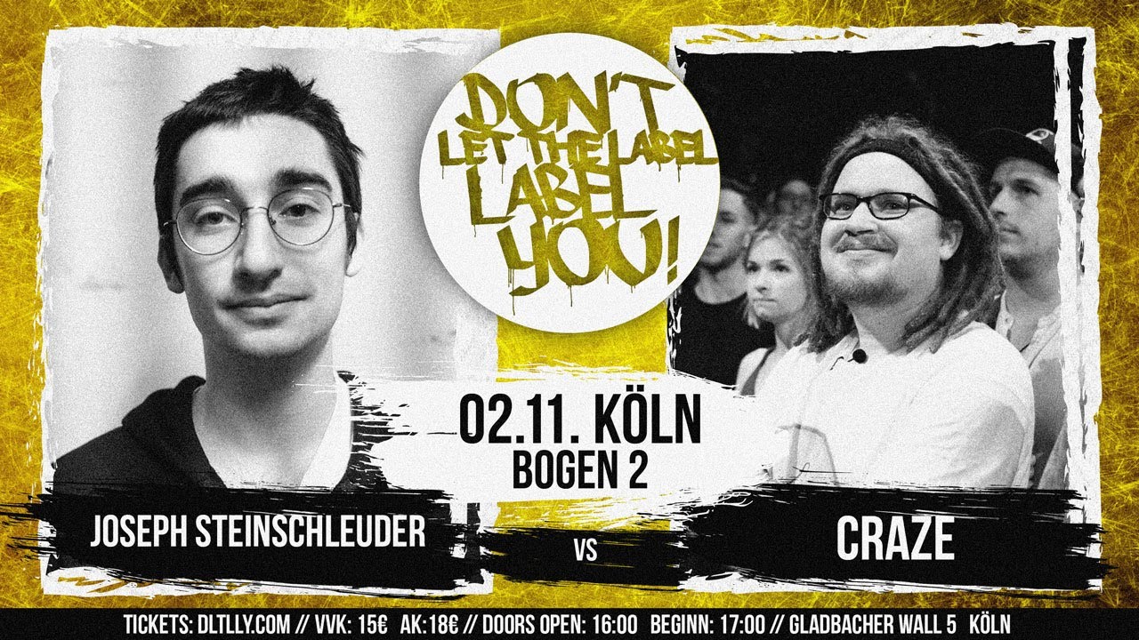 Joseph Steinschleuder vs Craze // DLTLLY RapBattle (Köln) // 2019