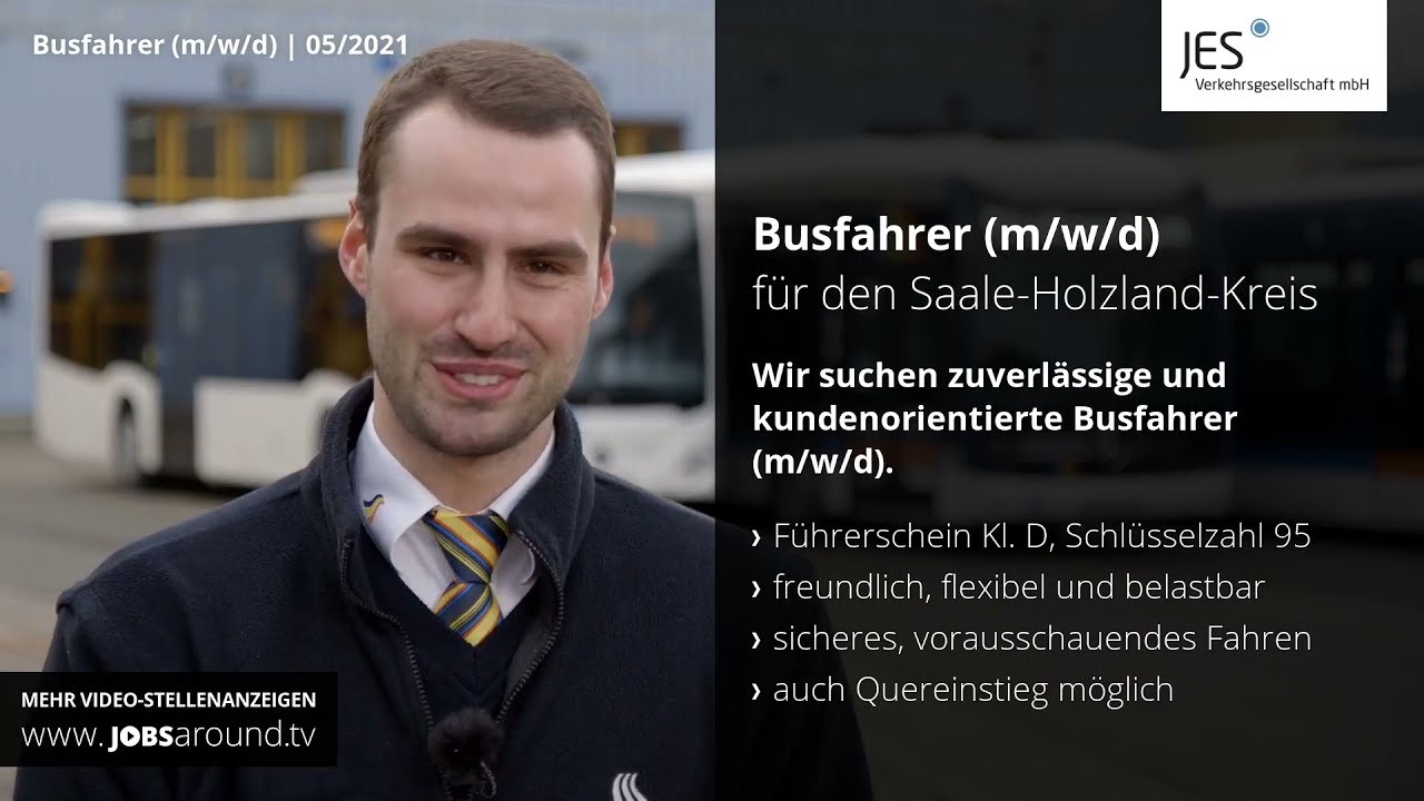 Busfahrer (m/w/d) - JES Verkehrsgesellschaft mbH