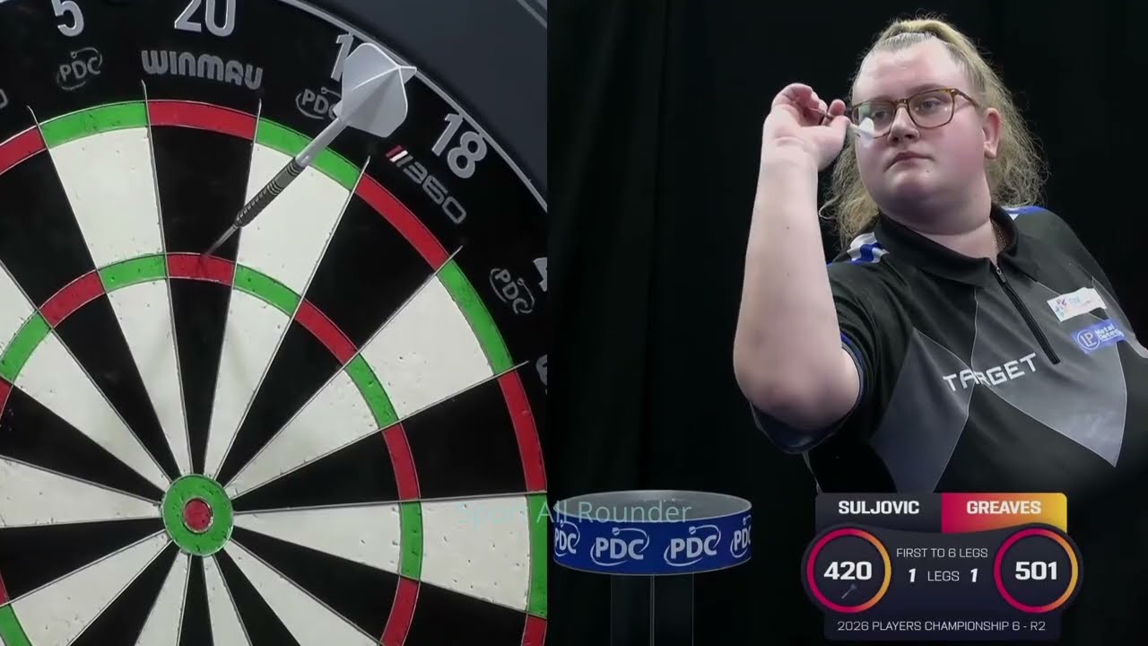 Beau Greaves 9 Darter 2026 Players Championship