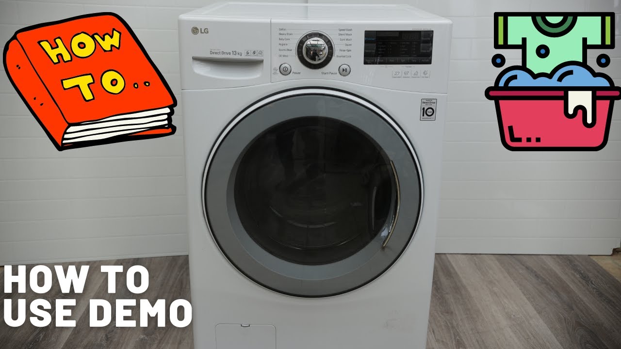 Как пользоваться стиральной машиной LG (демонстрация 2021 года)
