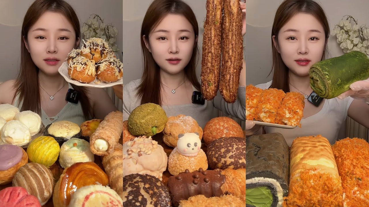 [ASMR] Dessert Mukbang Eating Creamy Cake | Mukbang Eating Show💗🍰🧁