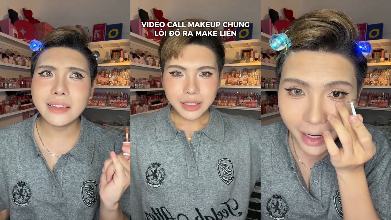 VIDEO CALL MAKEUP CHUNG | NGHĨA I LÍT SON 