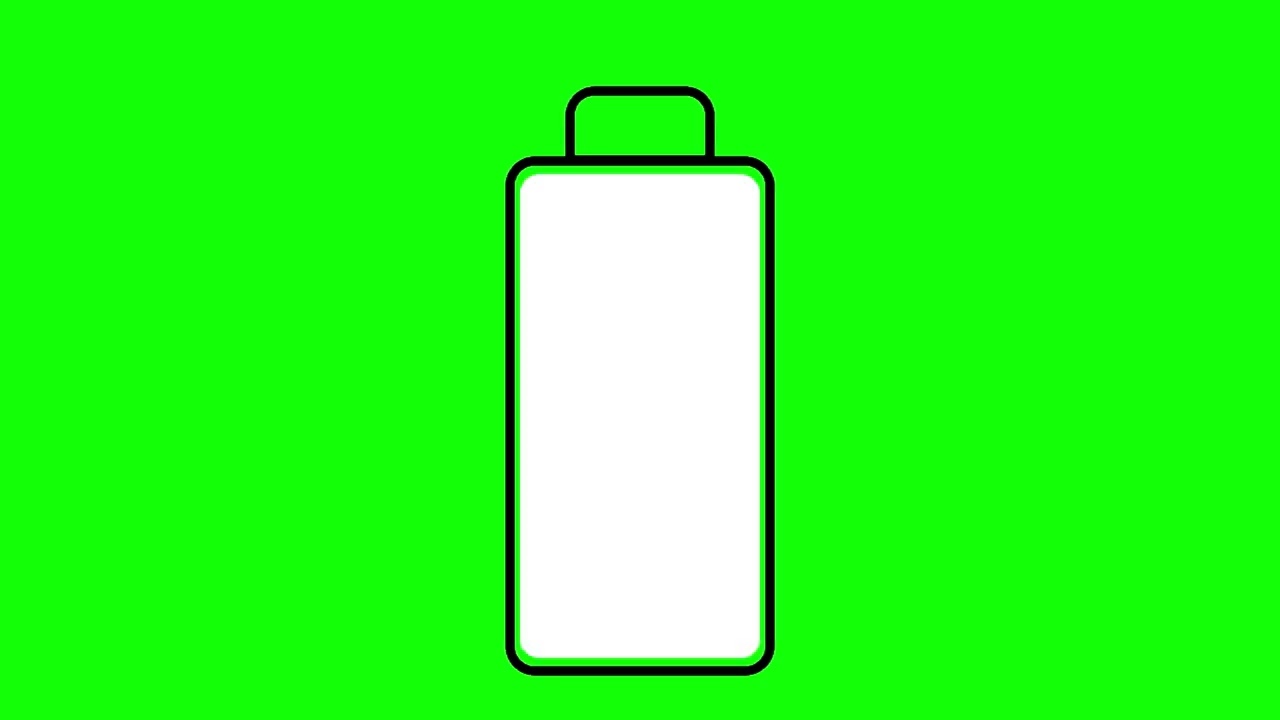 Battery charging green screen |  COPYRIGHT FREE