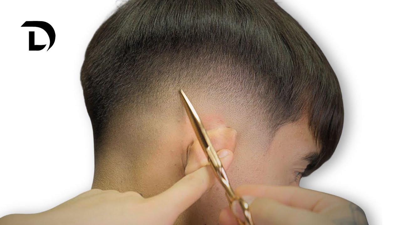 Como PULIR correctamente un FADE CON TIJERA 🔥| TUTORIAL para BARBEROS PRINCIPIANTES | @Leanbarber
