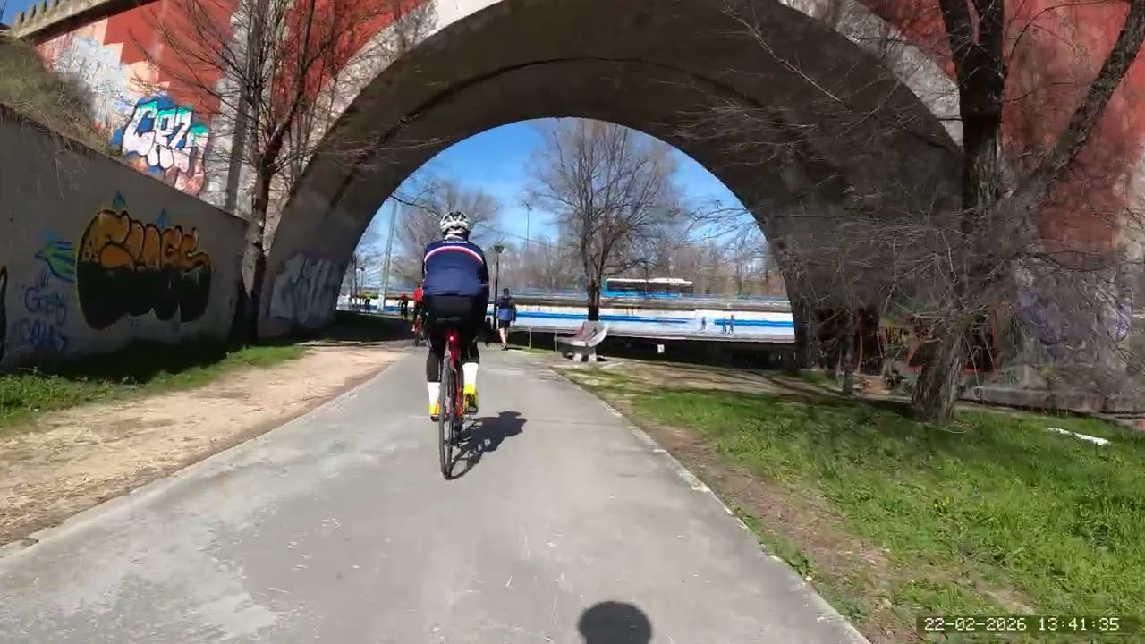 22/02/2026 - Recorrido en bici Ribera del Manzanares-Moncloa