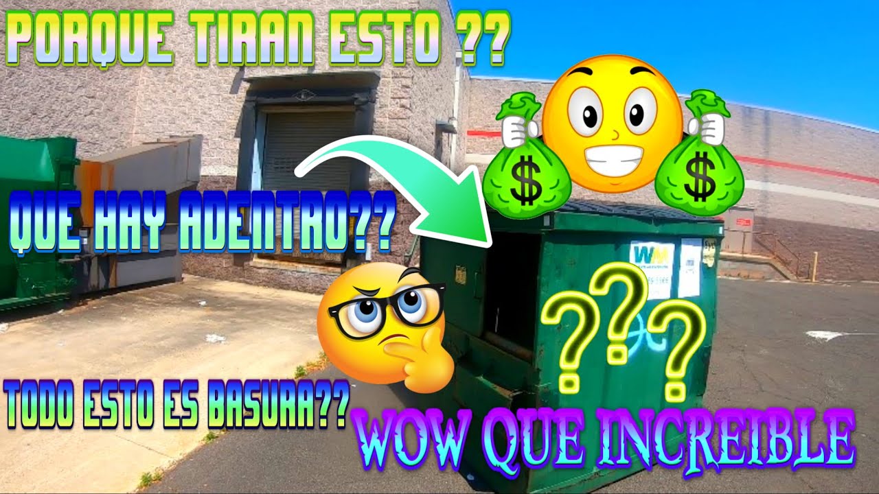 LO QUE TIRAN EN USA DUMPSTER DIVING 🔥 🤯😱#dumpsterdiving #resiclando #usa #dumpster #tesoros