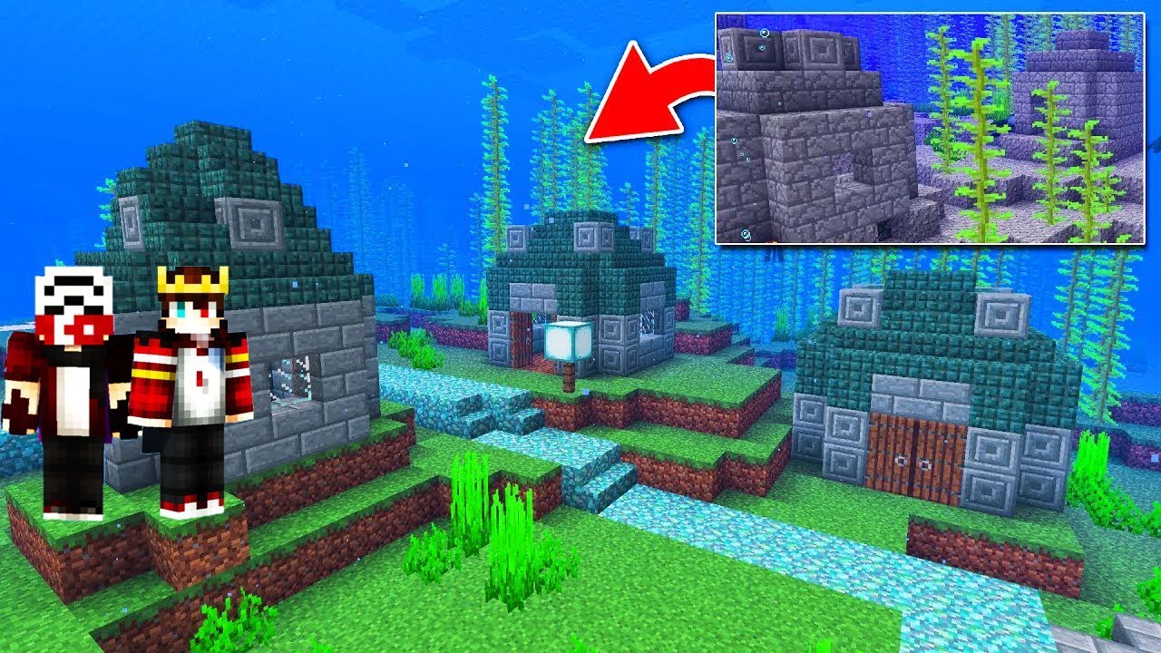 SU ALTINDA GİZLİ HAZİNELER BULDUK 😎 !! - MİNECRAFT KÖYCRAFT #19