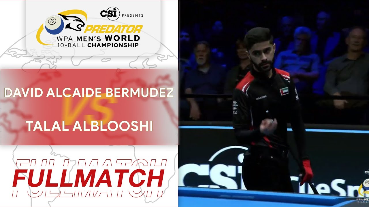 [01.03.2023] David Alcaide vs Talal Alblooshi | WPA Men's World 10 Ball Championship | V&ograve;ng 1
