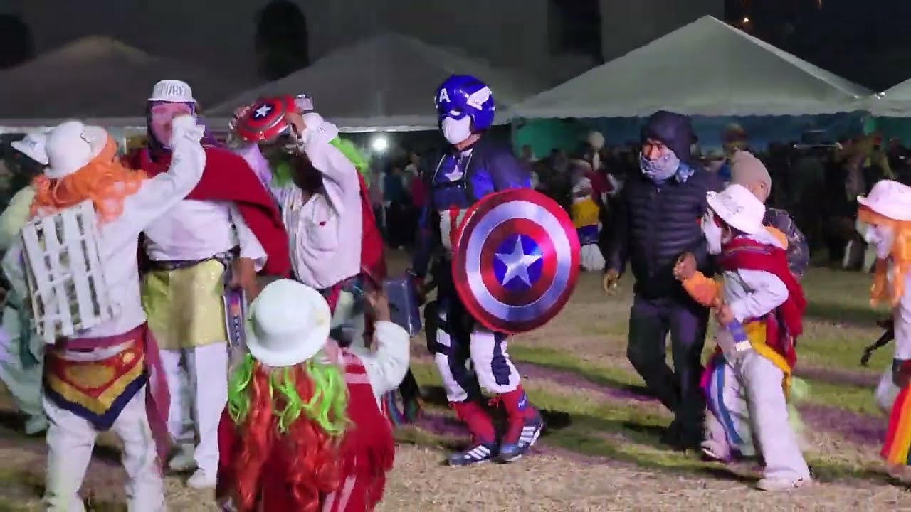 GRUPO MAYAS 🇪🇨 BAILE DE DISFRACES EN AGATO 2025