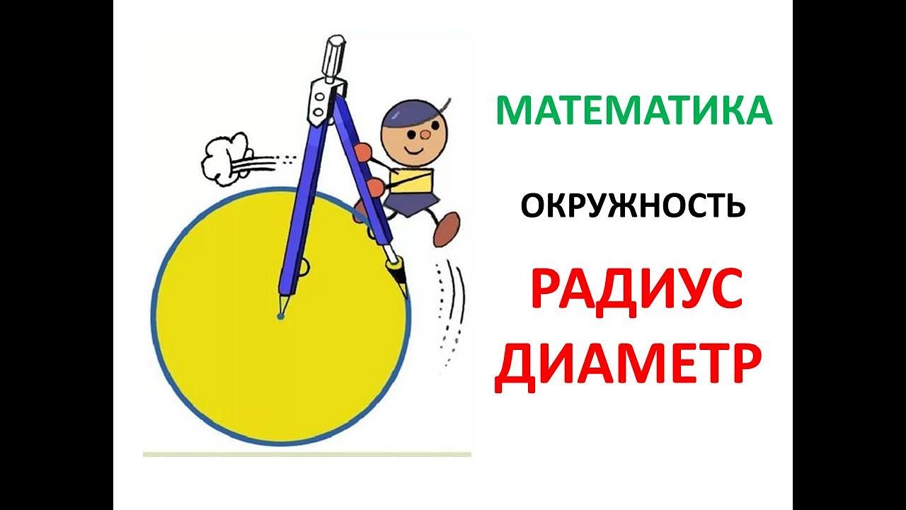 Окружность. Как найти Радиус и Диаметр