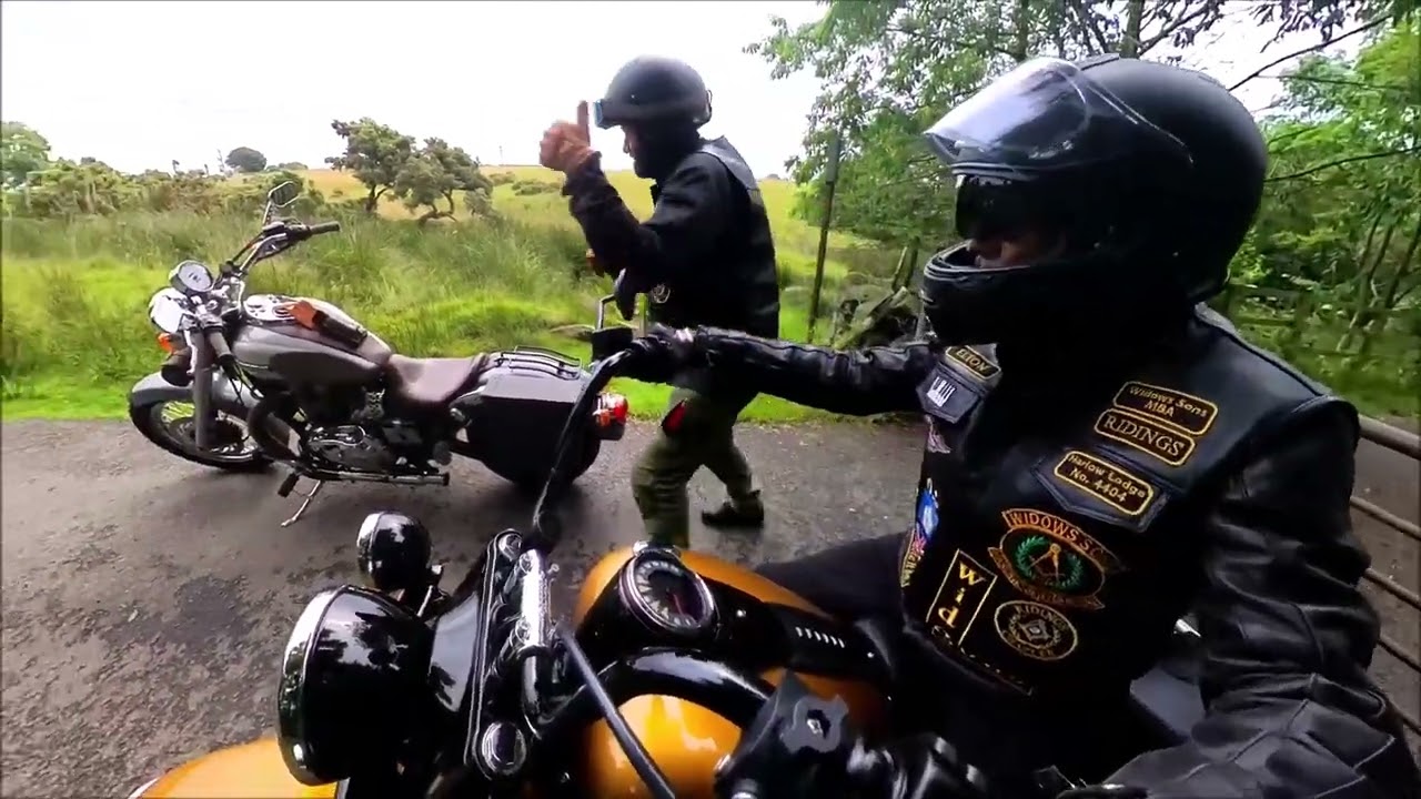 Widows Sons Ridings Chapter run to Leathley Cafe