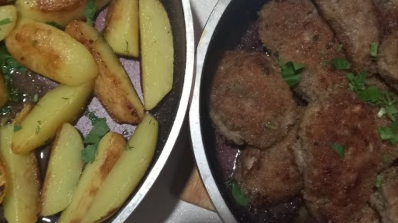 KOTLET VE KARTOF QİZAETMASİ.NOXUDUN İSLANMASİ
