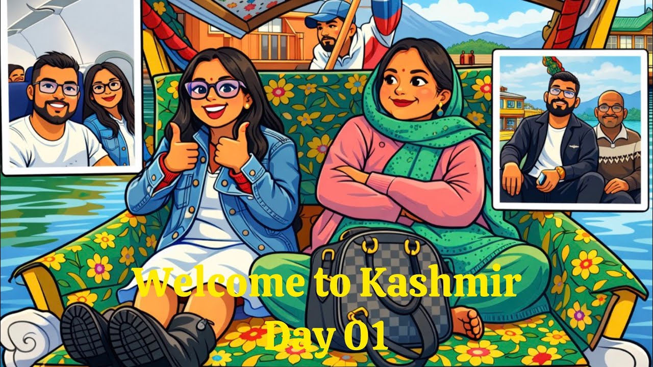 Our First Day in Kashmir | Srinagar Arrival | Heaven on Earth 😍🏔️