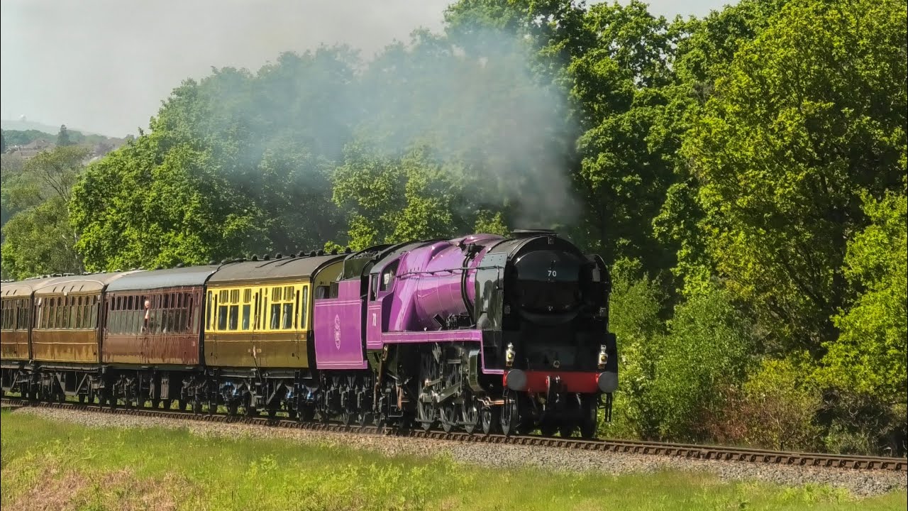 No 70 Elizabeth II - AKA 34027 In Purple/Pink Jubilee Livery - Severn Valley Railway