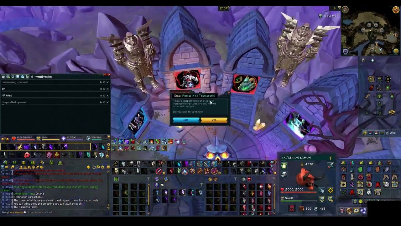 AFK HM K'ril Tsutsaroth with necro - no longer works