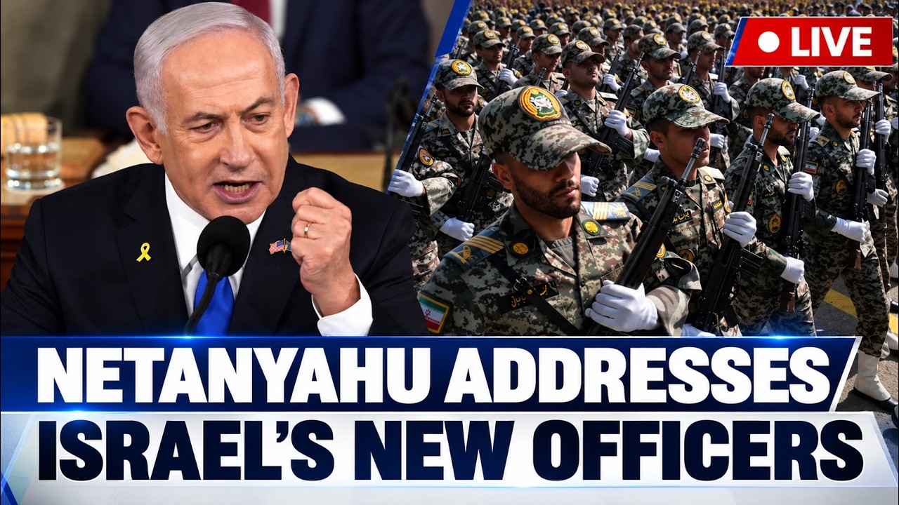LIVE: Netanyahu Addresses New Israeli Army Officers | Israel Defence Minister, IDF Chief Speak