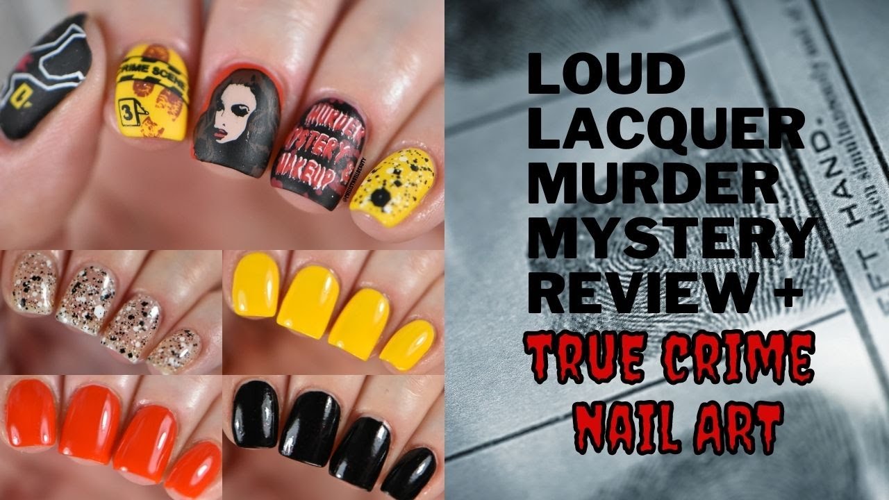 BAILEY SARIAN Loud Lacquer Review & TRUE CRIME Nail Art Stamping Tutorial