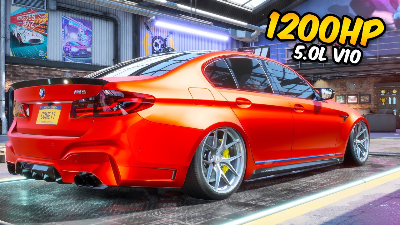 Need for Speed Heat Gameplay - 1200HP+ BMW M5 F90 Customization | Max Build 400+