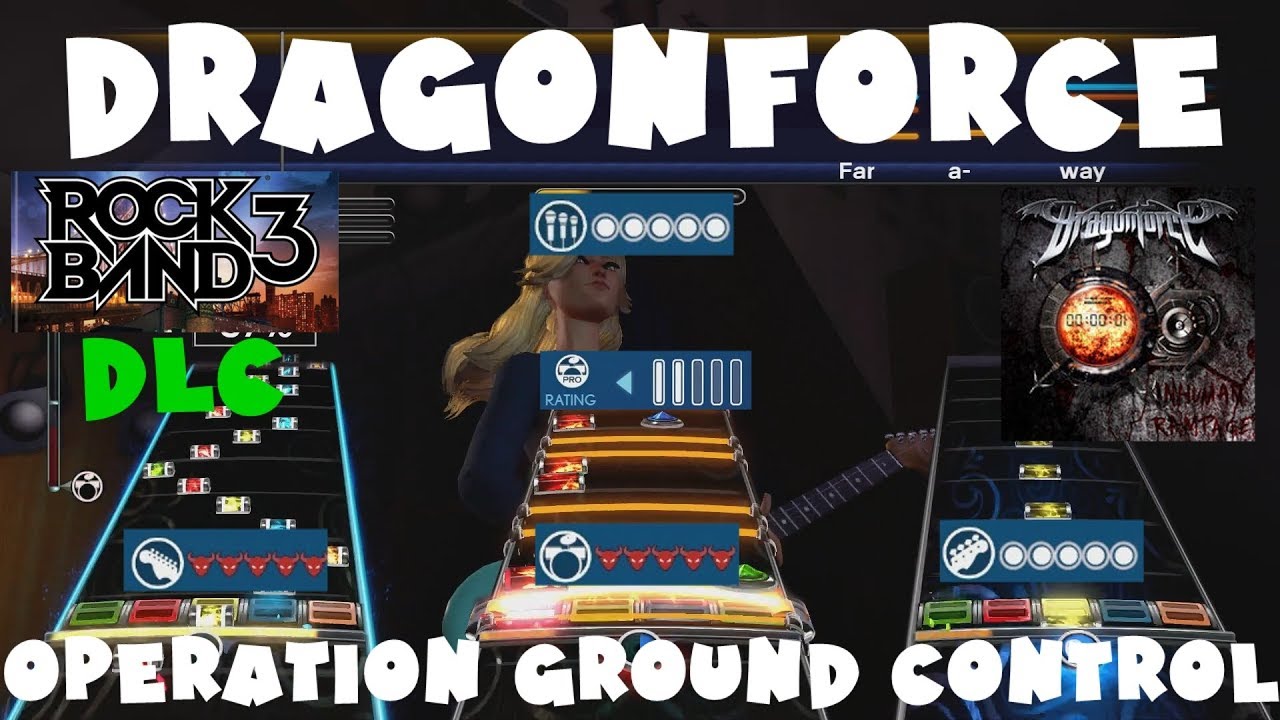 DragonForce - Operation Ground and Pound - Rock Band 3 DLC Expert Full Band (March 29th, 2011)