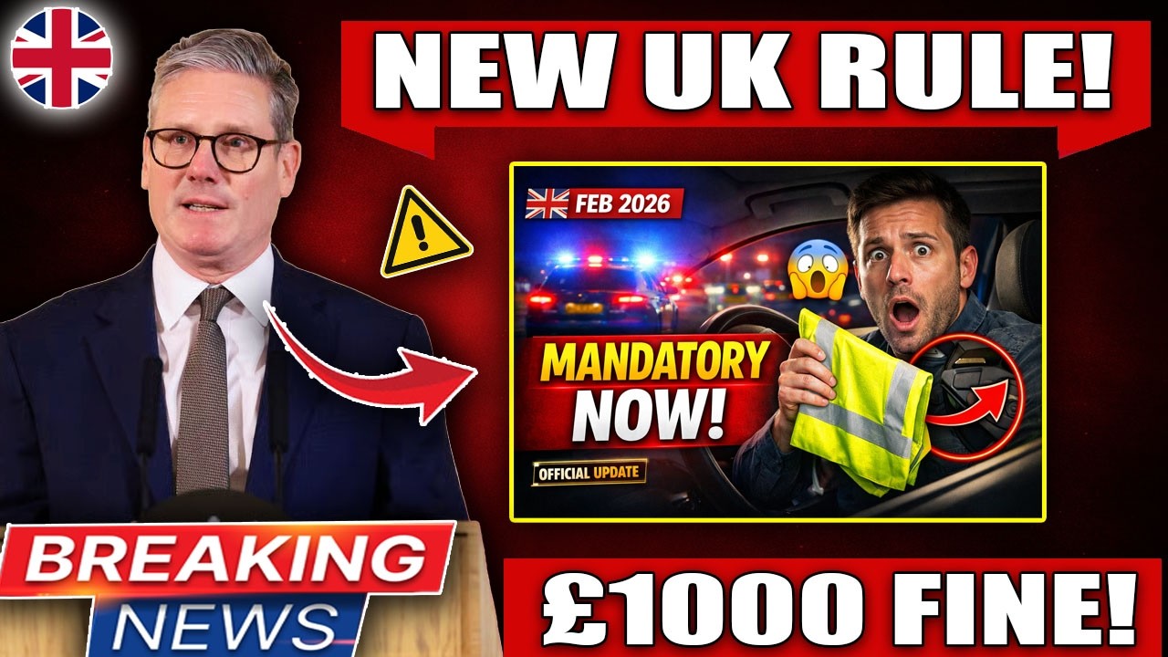 🚨 UK Drivers Alert 2026 | New February Law Update | Mandatory Car Item Required Now