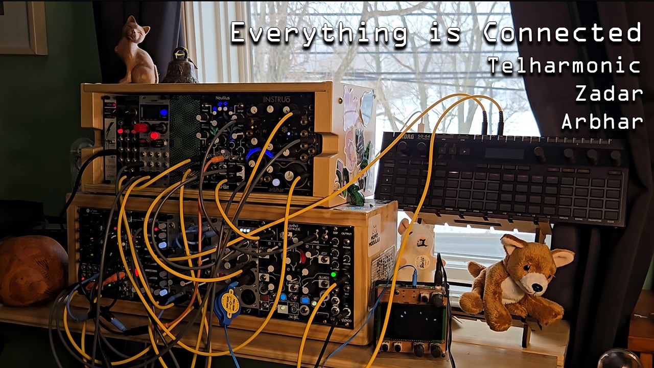 Everything is Connected - Generative Ambient Eurorack Modular piece no. 160 - Telharmonic, Zadar