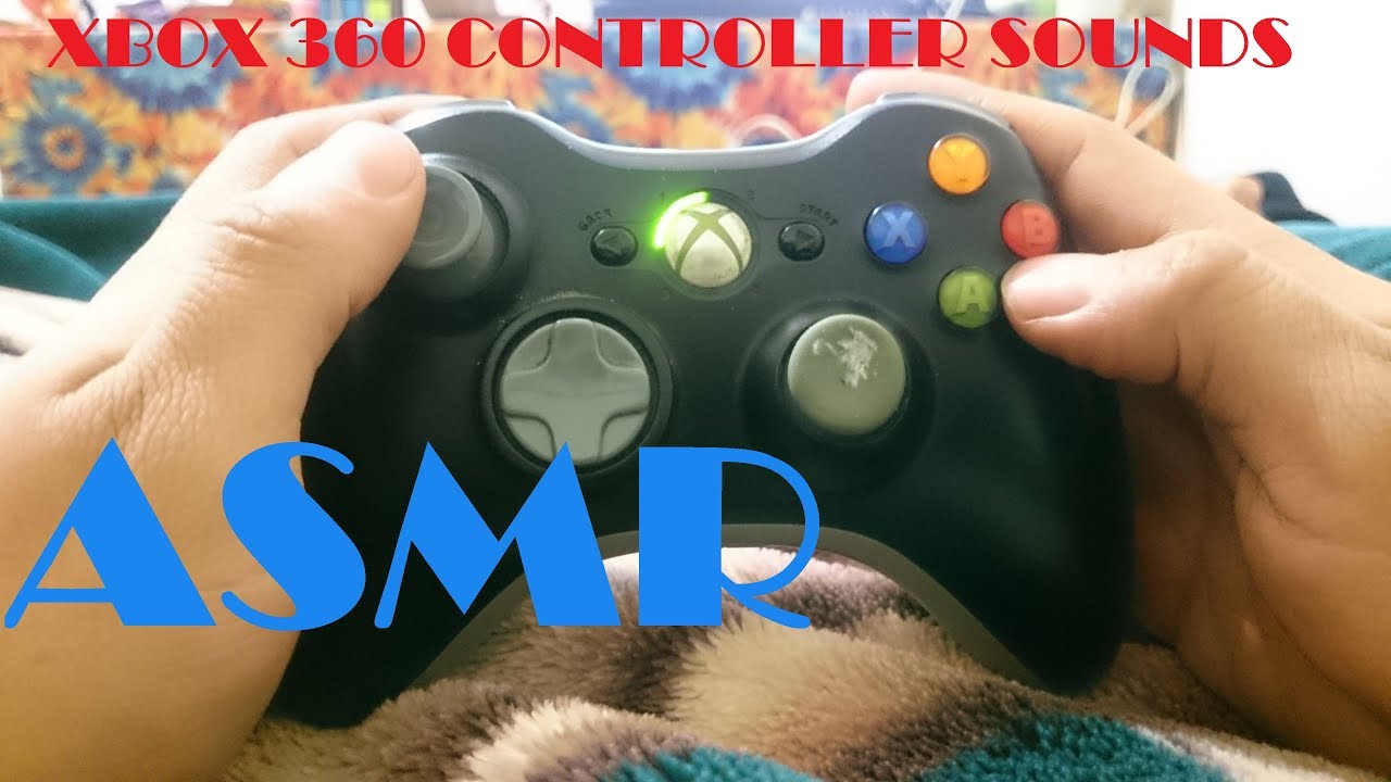 ASMR - He playing xbox 360 (Controller Sounds)