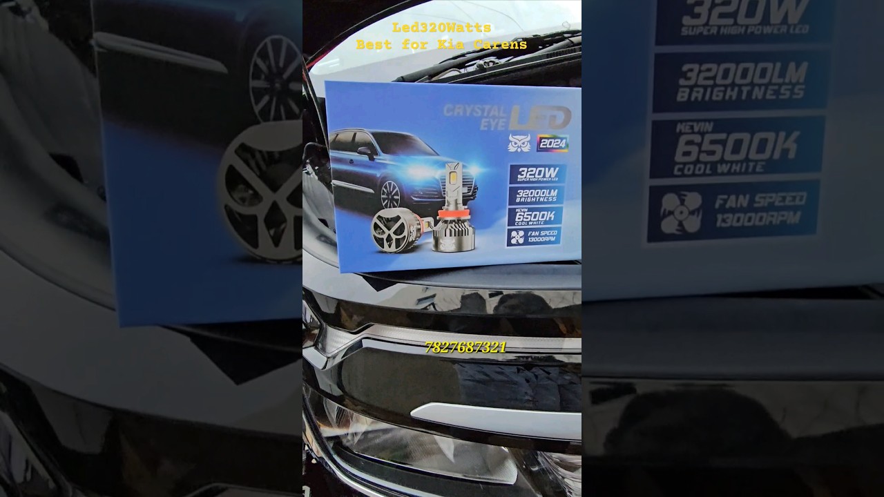 KIA CARENS Headlight Bulb🔥Best LED for Kia Carens Headlights