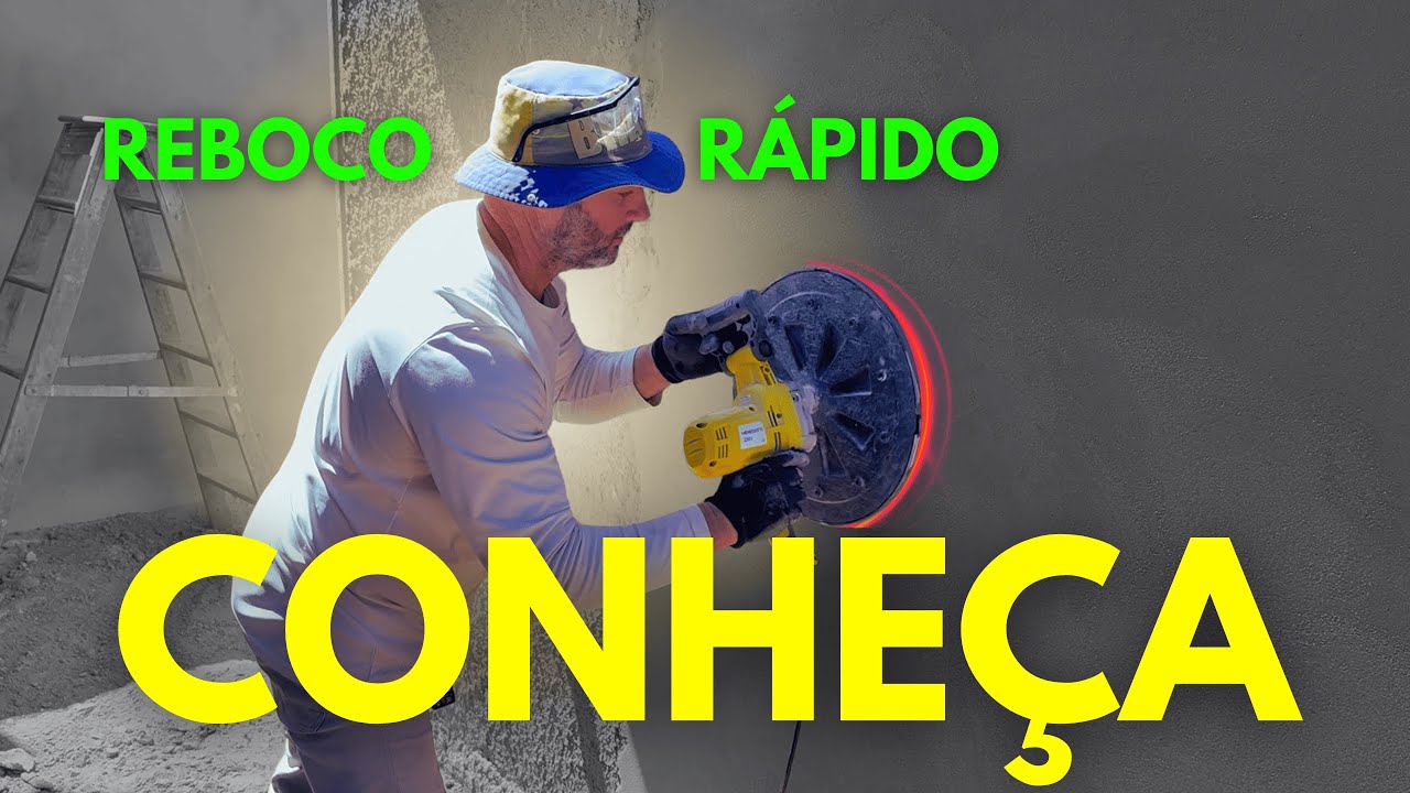 REBOCO PERFEITO COM A DESEMPENADEIRA ELÉTRICA! EP. 157