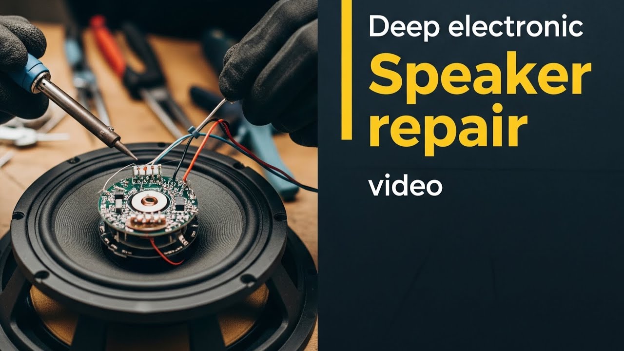 Speaker repair video 💝video -vivoY20G  Technician -Deep GHOSH !SHOPName - Deep electronic all repair