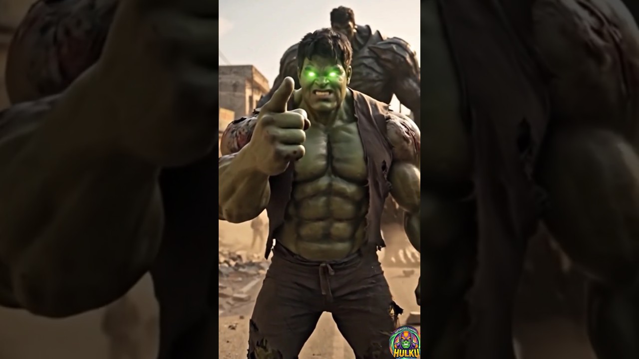Garib Hulku 😈 | Hulk vs Monster Fight | Shorts HULK SUPERHERO vs MONSTER 