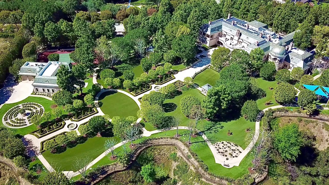 Power Rangers Creator's Palatial Beverly Park Estate. Beverly Hills California 4K