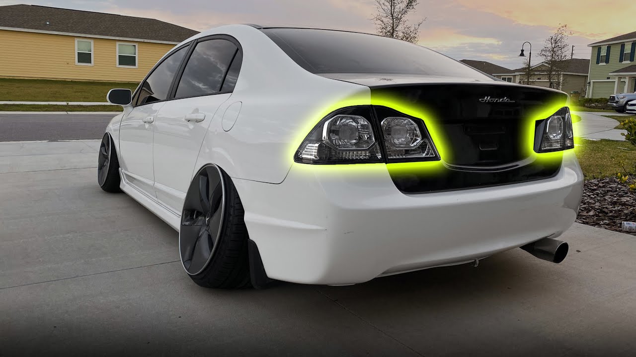 FD2 CLEAR Tail Lights Installed!