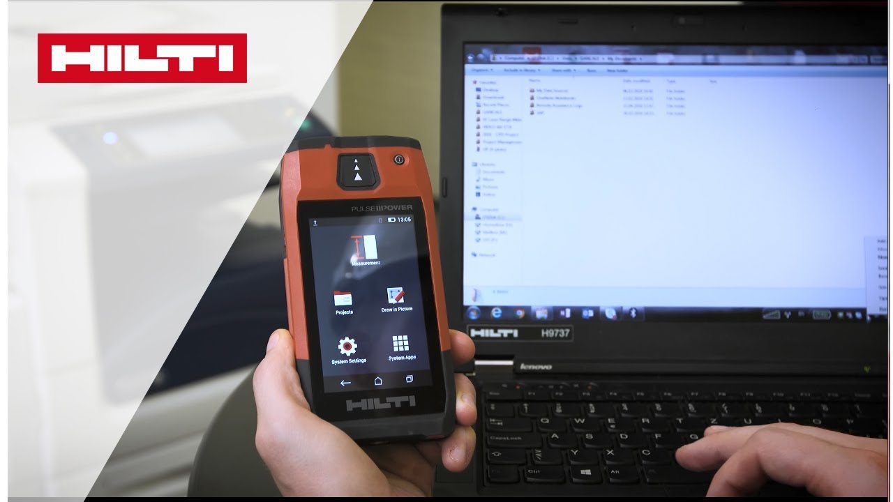ANLEITUNG Teil 12: Hilti Laser-Distanzmessgerät PD CS PD C - PDF Dokumentation