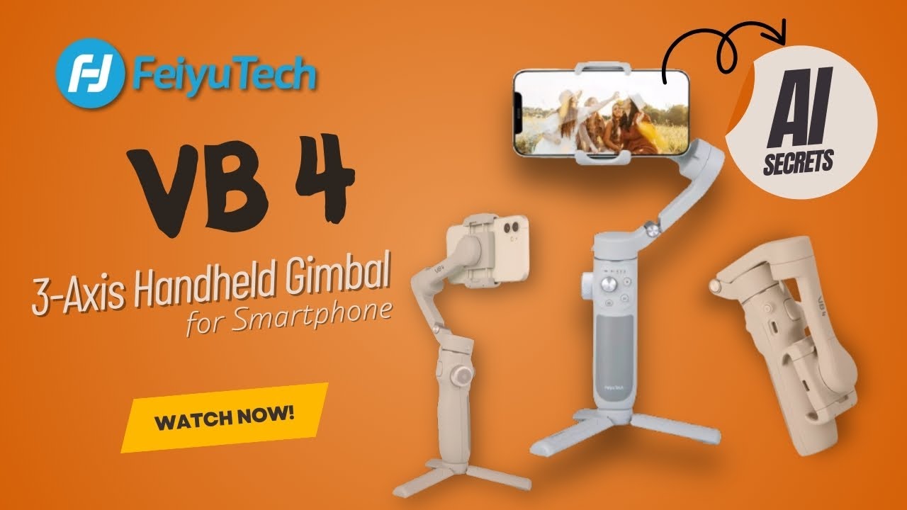 Best PRO Gimbal for Smartphone in 2024? FeiyuTech VB4 Gimbal