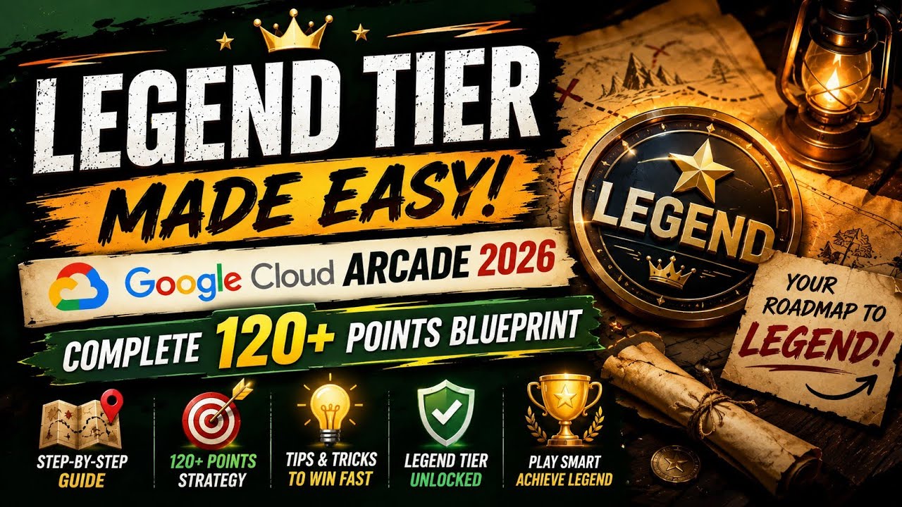 🚀 Google Cloud Arcade 2026 Best Strategy to Reach 120+ Points | Check This Out Before You Start!