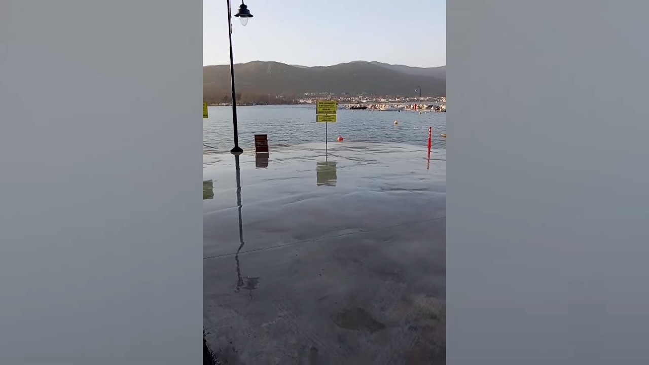 Προβλήματα στο παραλιακό μέτωπο του Δήμου Παγγαίου από τους ισχυρούς νοτιάδες