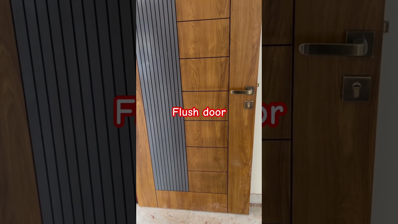 Ready flush door for interior &exterior with new design