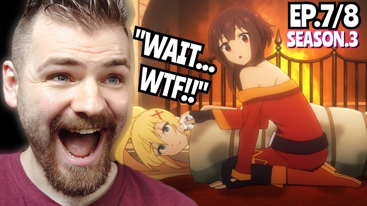 DARKNESS IS LOSING IT!!! | KONOSUBA | Episode 7-8 | Season 3 | ANIME REACTION