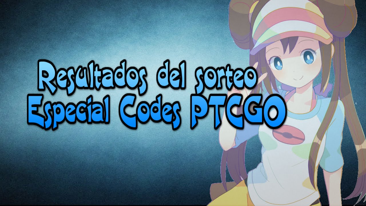 Resultados: Sorteo de códigos Pokemon TCGO