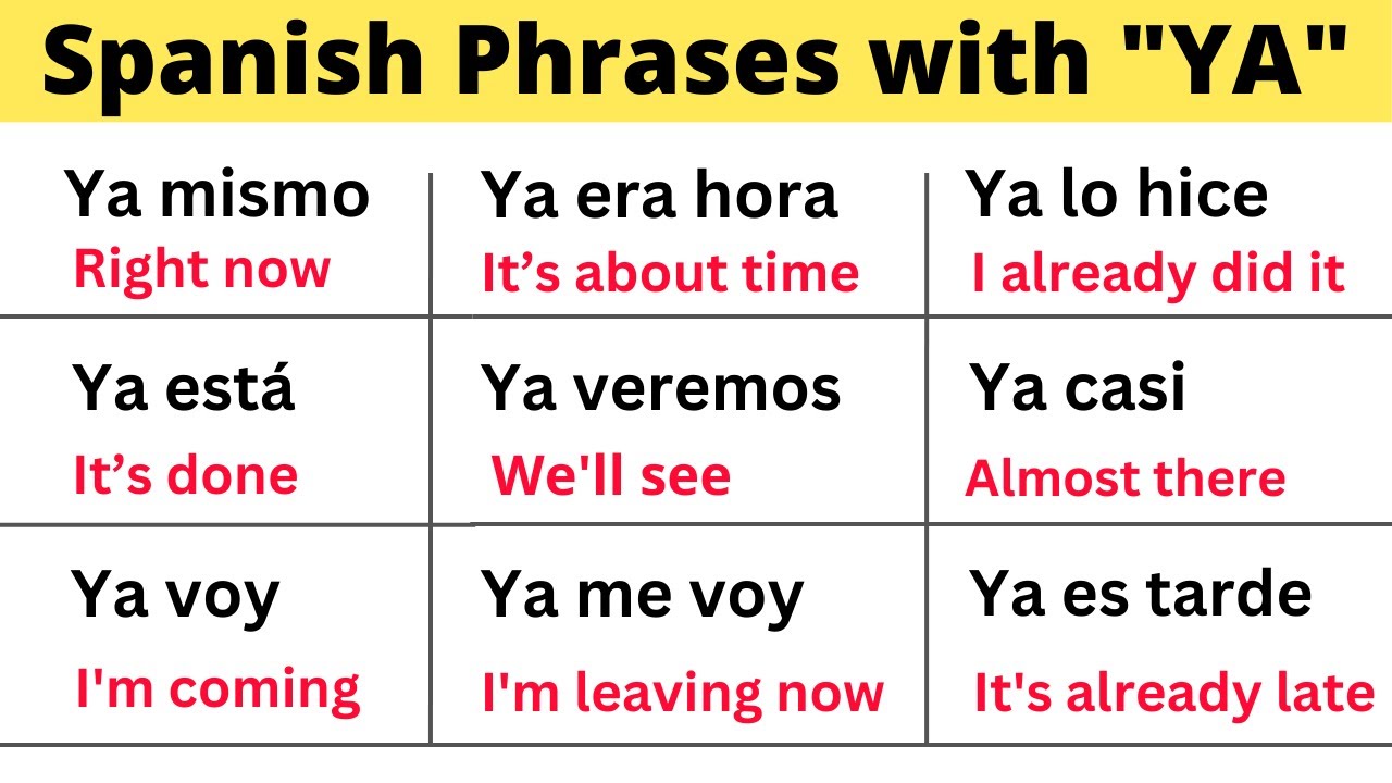 Learn 40 Spanish Sentences with the word 