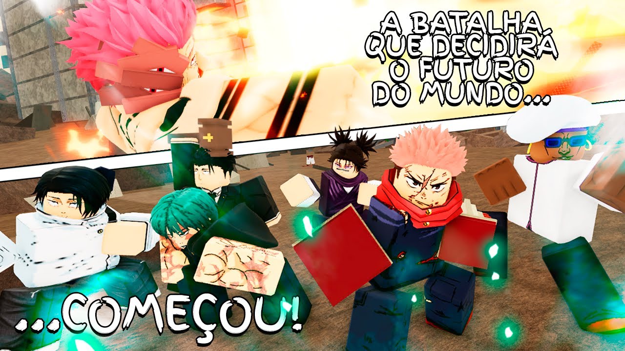 FEITICEIROS VS. SUKUNA HEIAN VALENDO 10.000 ROBUX NO JUJUTSU SHENANIGANS! (ESPECIAL)