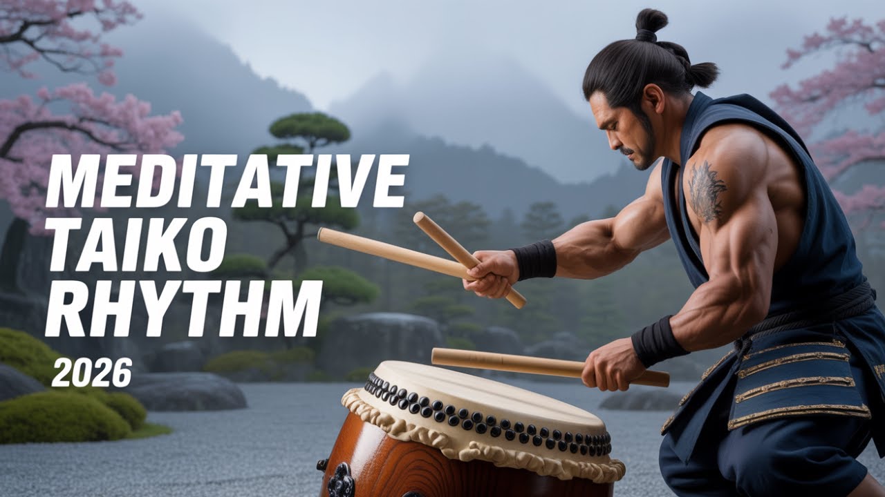 Experience Tranquil Journeys with Lo-Fi Taiko Beats 🌌✨