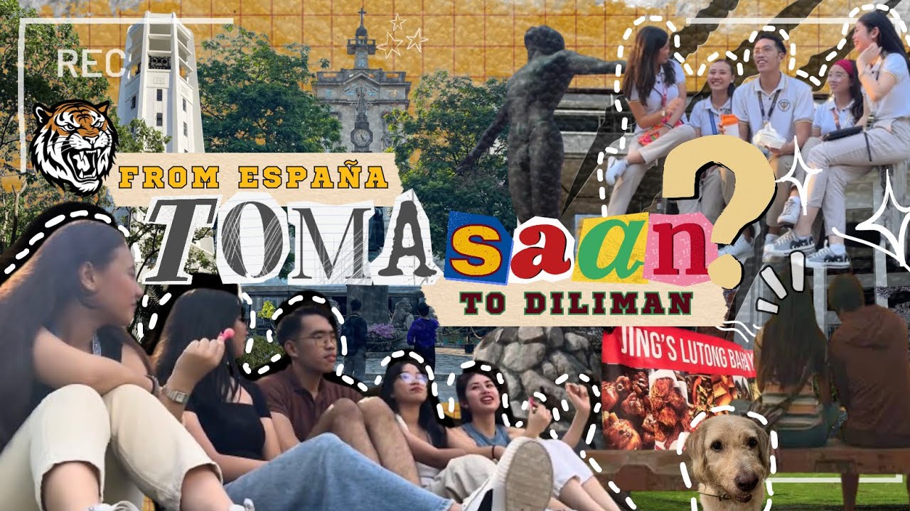TOMASAAN: From España to Diliman  | EP 1. | UP Diliman  + campus tour, food trips & student life