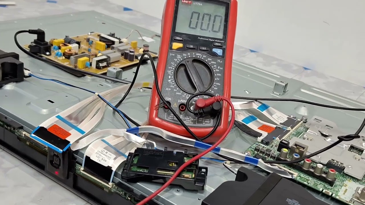 ✅️REPARACIÓN DE TELEVISOR LG 43UK6200 NO TIENE IMAGEN PERO SE ESCUCHA Y LOS LEDS ENCIENDEN