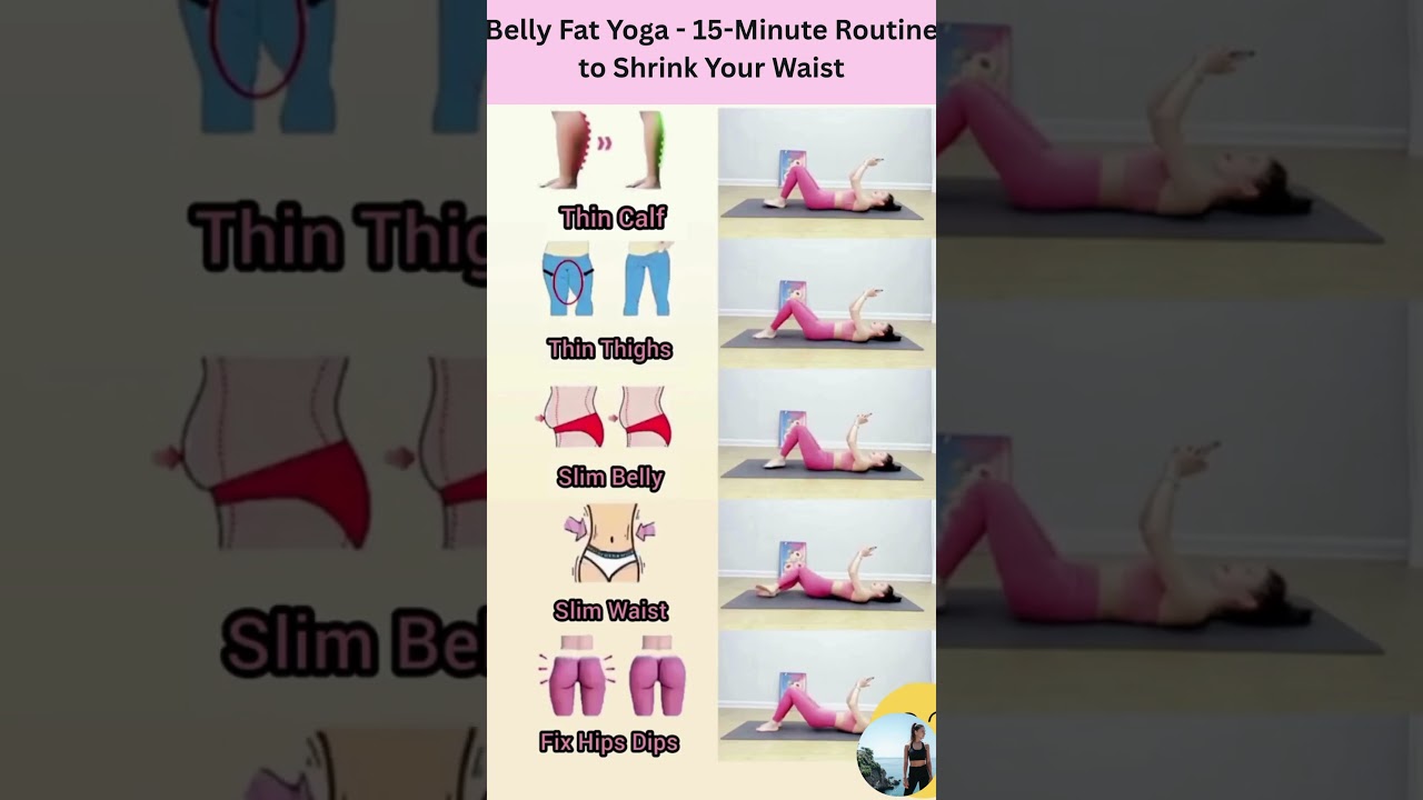Belly Fat Yoga   15 Minute Routine to Shrink Your Waist