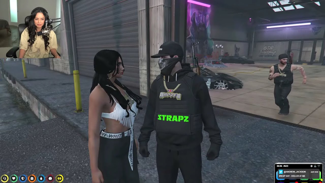 Точка зрения Валькирии на встречу с Зеркой в ​​GTA RP (NoPixel)