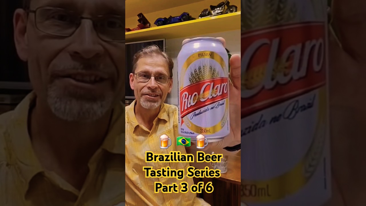 🍺 🇧🇷 🍺Brazilian Beer - Rio Claro Pilsner - Part 3 of 6 Brazilian Beer Tasting Series