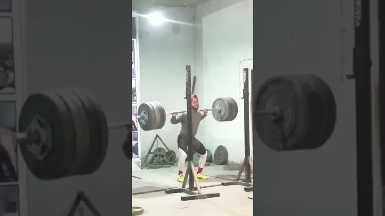 Back squat #workout #weightlifting  Coach Ustad Azhar Amir Butt International Weight lifter 🇵🇰🇵🇰🇵🇰