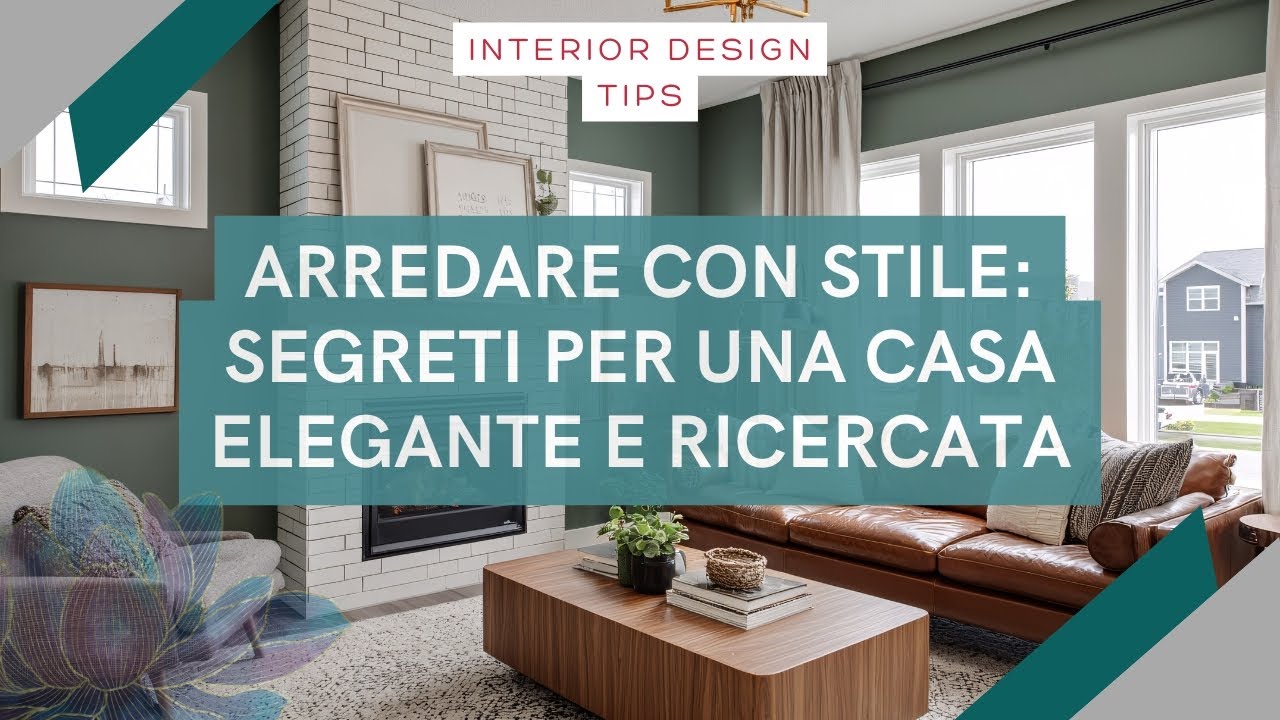 INTERIOR DESIGN - Arredare con stile: segreti per una casa elegante e ricercata!